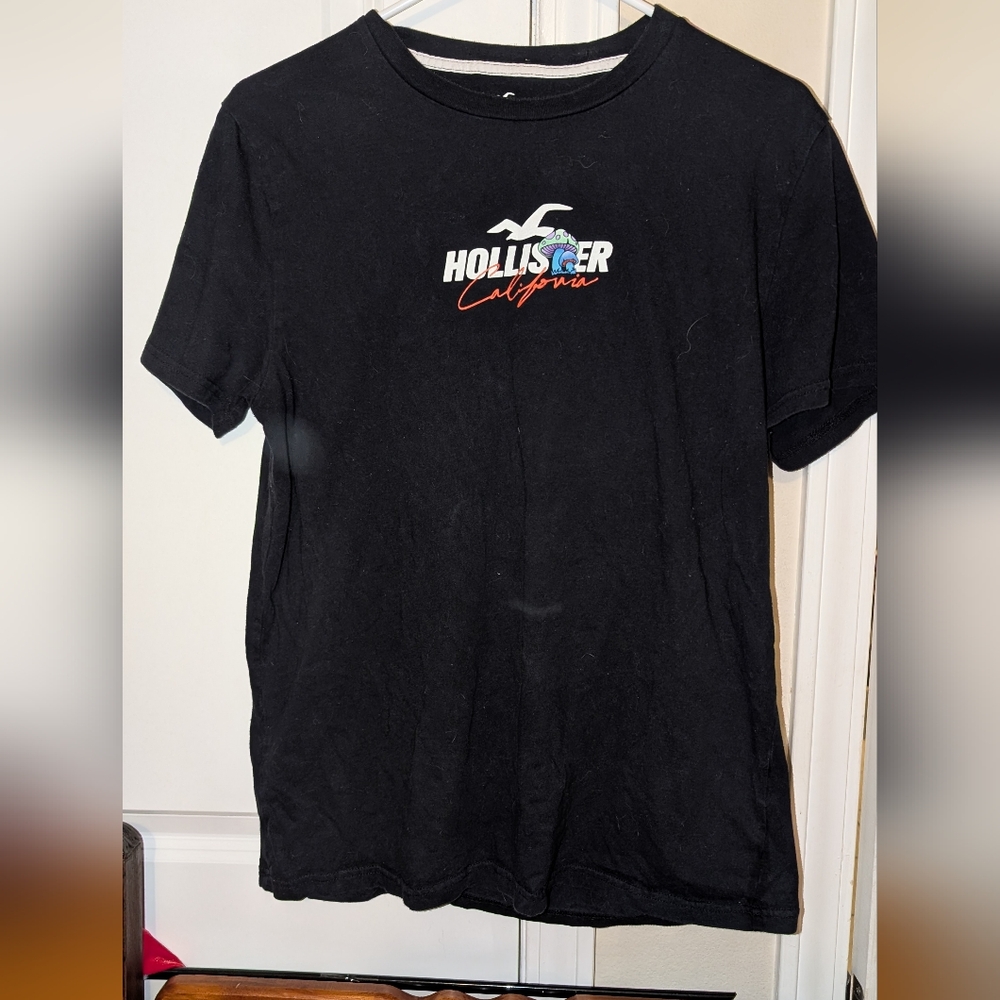 Hollister Black Men's T-Shirt